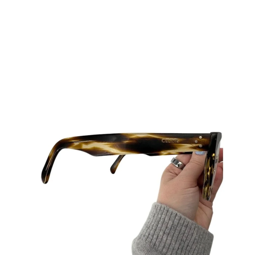 Celine Paris Tortoiseshell Square Optical Glasses Frames TF02113695 Made Italy